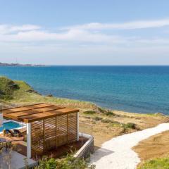 Villa Akroyiali - Seafront Serenity with Shared Pool
