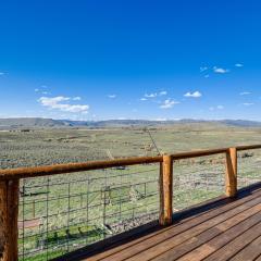 5 Mi to Lake Secluded Pinedale Retreat with Sauna!