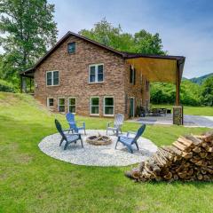 Creekside Retreat with Mtn Views in Lambsburg!