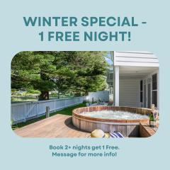 Beach Front House Outdoor Hot Tub Sauna