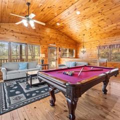 Cozy Cabin Stay for Family of 8 with Hot Tub & Game Room