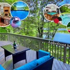 Spacious Waterfront Mansion wHot tubPoolTable