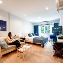Blue House 191 Hometel - 3 mins to BTS Saphan Taksin