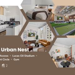 Indy Urban Nest - Sleeps 8 - Skywalk Access - Convention Center