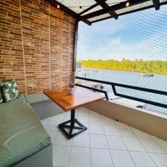 Lar da Preguiça: 90m2,Vista incrível, A/C, Wi-Fi, à 700m do centro.