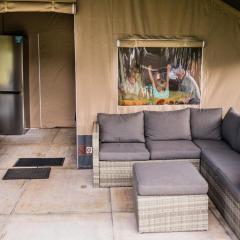 Safari Tent in Nommern near Forest, cleaning included