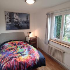 Small Double Room, bed 140x200cm, in very quiet and cosy house!