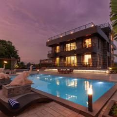 StayVista at Ashbourne Estate with AC, BBQ, Bonfire
