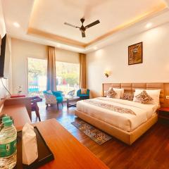 Sitara Scenic Mountain View Hotel & Resort, Mussoorie - luxury Rooms with open Rooftop Cafe