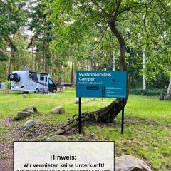Campingplatz auf Rügen - Stellplatz für Wohnmobile , Wohnwagen , auch zum Zelten - in direkter Nähe zum Naturstrand -Natur Pur - Feriensiedlung Schwalbennest