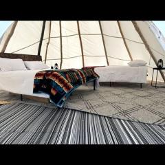 Serenity Meets Style: Original Tipi Glamping in Fort Washakie, WY