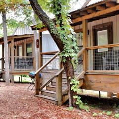 Dream Glamping Destination: Stunning Tented Cabin on the Geronimo Creek in Seguin, Texas