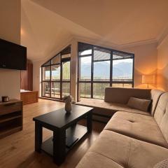Top floor and mountain views