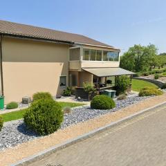 Apartment Hügelruhe Mandach - 100 m2 - 3 Schlafzimmer - Ferien - Business