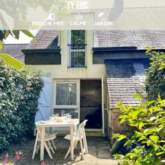 Ty Foc - Maisonnette en bord de mer - Jardin & Tennis
