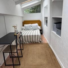 habitación peregrinos alegres