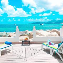 Beach House avec une vue panoramique sur la mer des Caraïbes