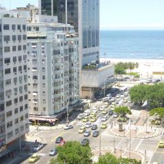 Apartamento completo na praia de Copacabana 02 Suites com vista mar em andar alto, ar, wifi , netflix, pauloangerami RMVC18