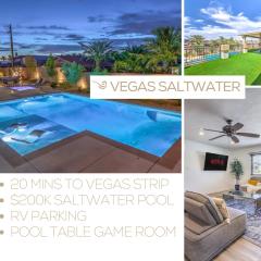 Vegas Saltwater Pool, Jacuzzi, Hammocks, RV Parking
