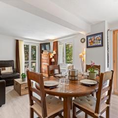 Zermatt, 4 pers, 3 lits - Balcon avec vue et petit jardin