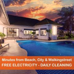 Villa Waree minutes to City and Beach, Free electricity