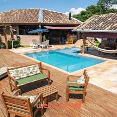 Casa de campo com vista para a montanha em Itupeva