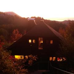 superbe chalet en montagne vue Lac Léman