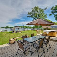 Lakefront Warsaw Home with Private Dock and Golf Cart