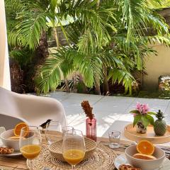 Cottage de Pinel Terrasse & Piscine tropicale
