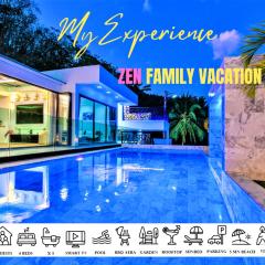 Zen Luxury Villa Phuket 4BR-3BA, Mineral immersion pool, dedicated children's zone, Smart tech, Spacious rooftop, commanding mountain views