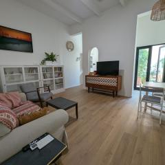 Entire floor with back yard
