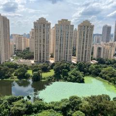 Serene LakeView Studio Apartment at Hiranandani Estate, Thane