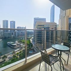 Sophisticated One Bedroom with Full Marina View