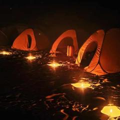 White & Black Desert Camping
