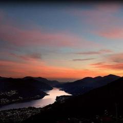 Lake Lugano Cademario LakeView Apartment BEST SUNSET & SUNRISE in Ticino
