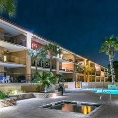 Unique 3BR, 1 of 5 Condos w/Huge Poolside Patio, Steps to Beach & Pier, Gated