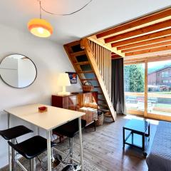 Bright duplex in Megève close to the slopes