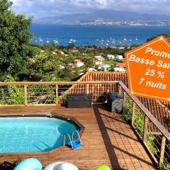 Piscine et Vue Mer - F2 Cosy - Anse à l'Âne, 3-Îlets - Plage 5 min