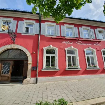Hotel & Restaurant Krone，位于Rehau的酒店
