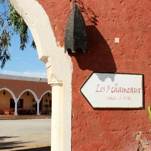 Hotel De Charme Les 3 Chameaux 4 étoiles，位于Sidi Boulfdail的酒店