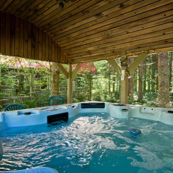 Camping Chalets Spas Pignons Rouges，位于Saint Romain的酒店