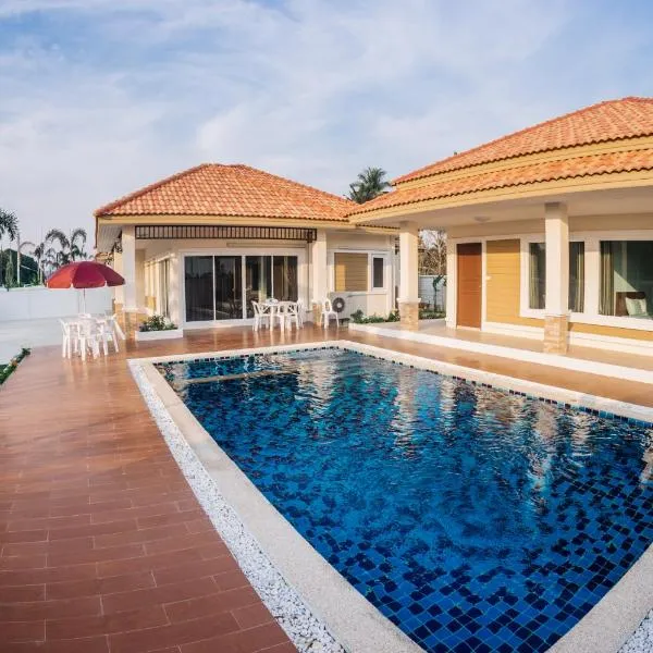 传统华欣泳池别墅，位于Ban Thung Kham的酒店