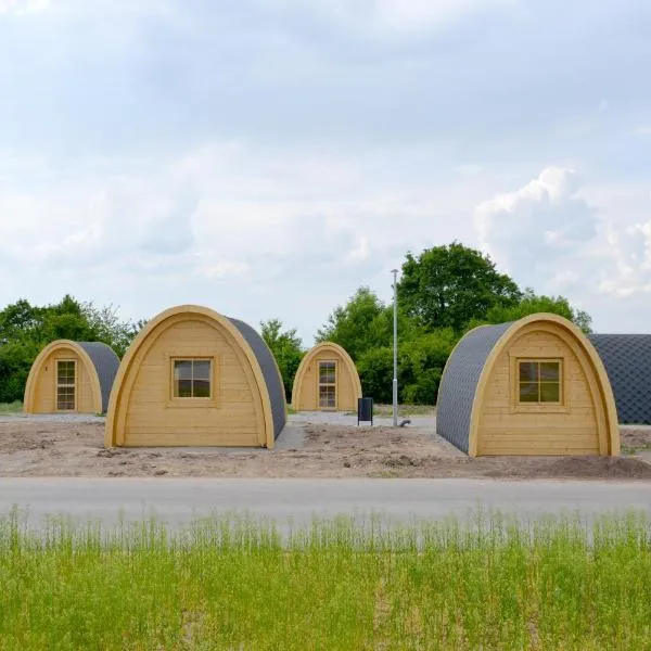 Campinghütte im SportErlebnisPark Allmersbach im Tal，位于阿斯帕赫的酒店