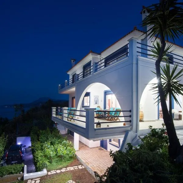 Blue Dream villa a seaside beauty in Euboea island，位于Vitala的酒店