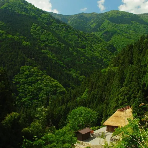 桃源乡祖谷的山里山林小屋，位于Uinouchi的酒店