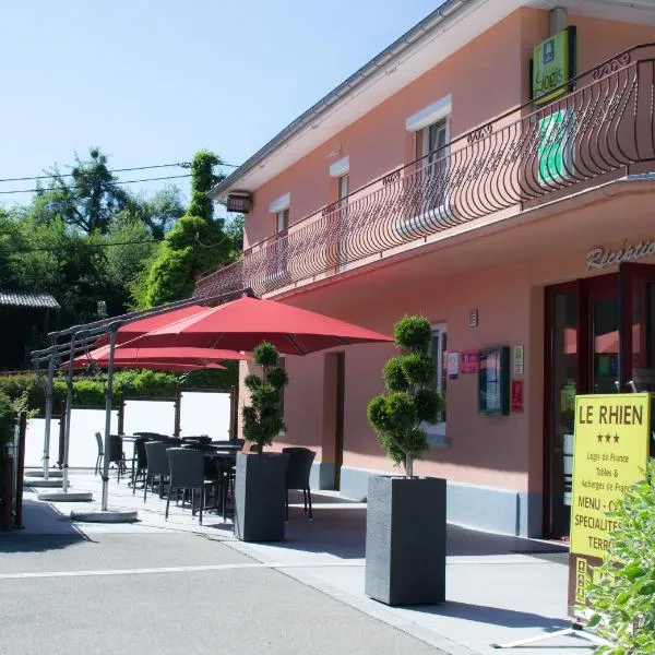 Le Rhien Hôtel-Restaurant，位于弗鲁瓦德泰尔的酒店