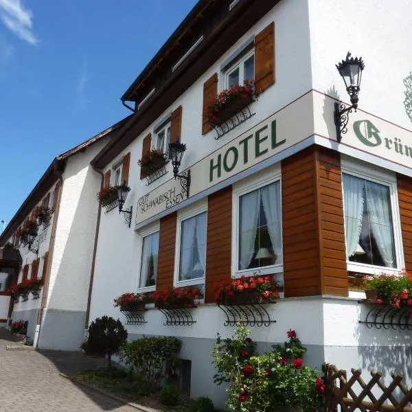 Hotel Landgasthof Grüner Baum，位于Mittelbiberach的酒店