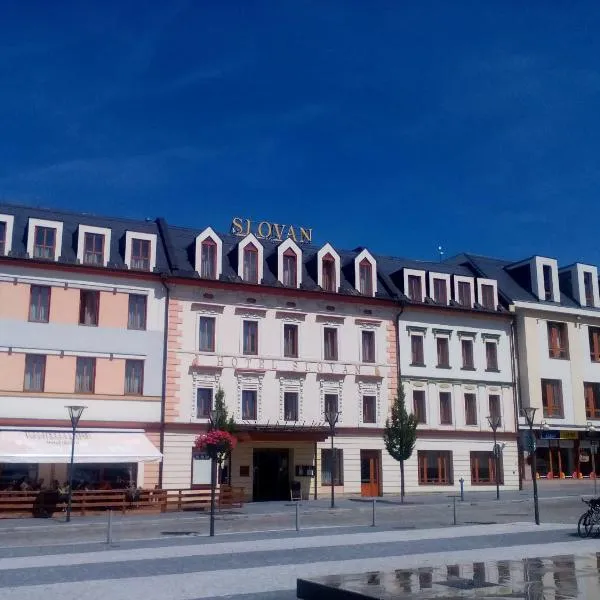 Hotel Slovan，位于Česká Ves的酒店
