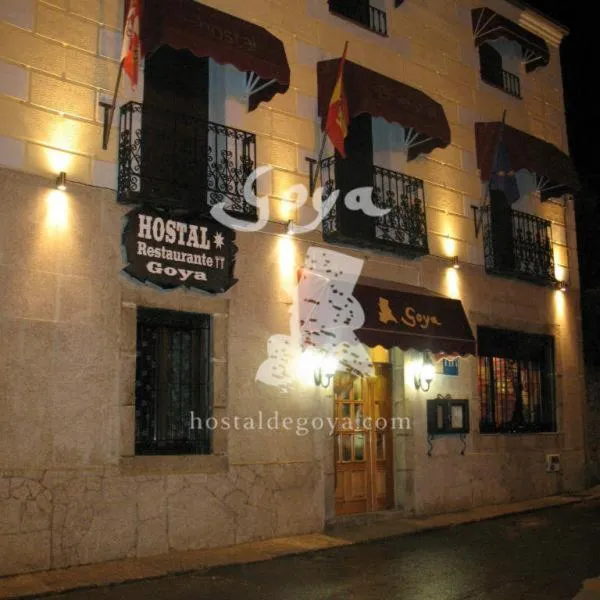 Hostal Restaurante Goya，位于Hoyorredondo的酒店