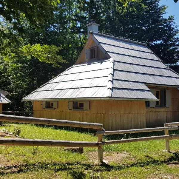 Koča Predilnica Velika Planina，位于Kamniška Bistrica的酒店